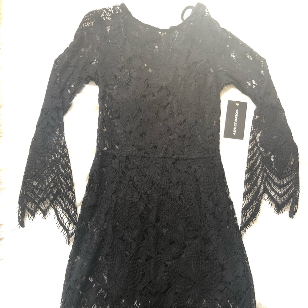 Black lace dress NWT